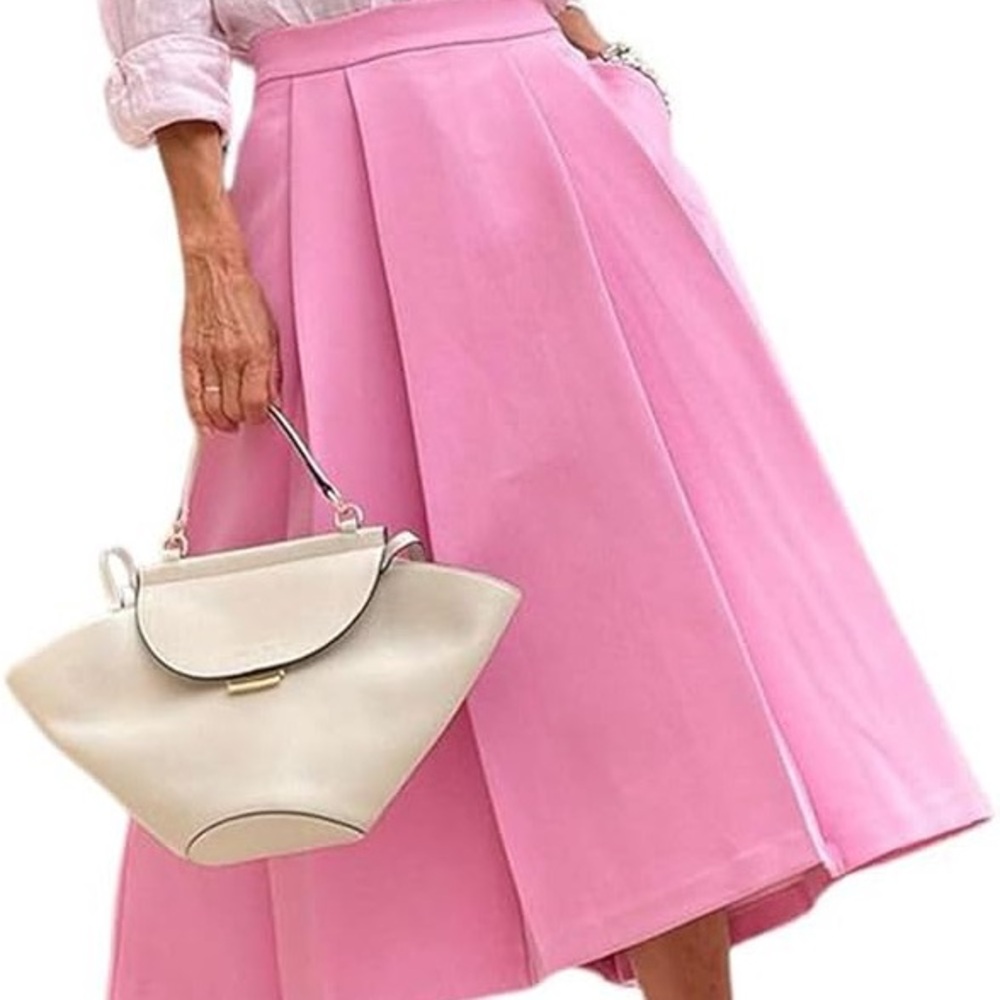 Zara Pink Midi Skirt